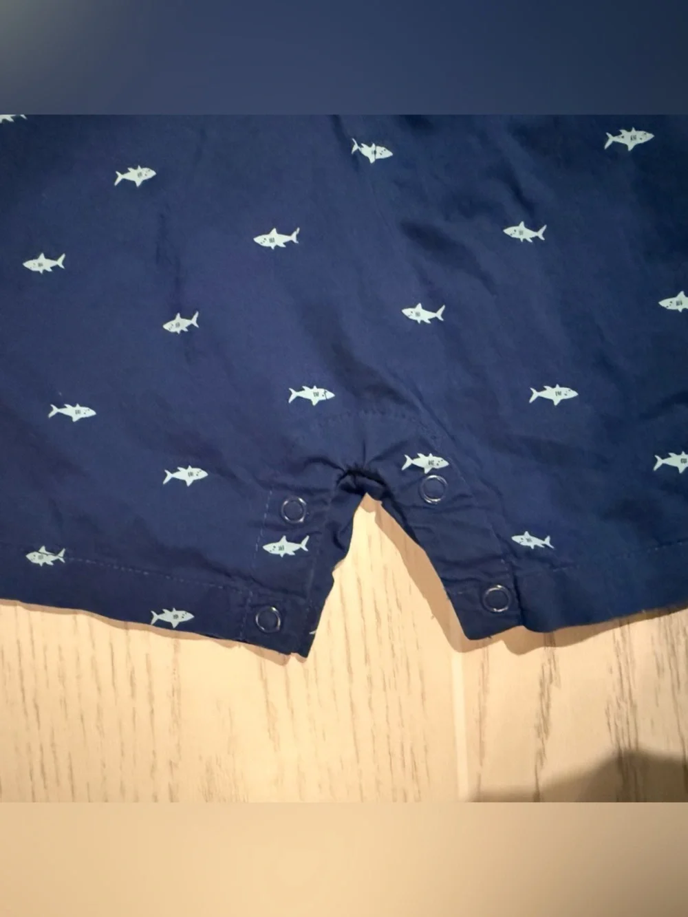 Carter’s‎ Baby Boy 18M Romper Bundle 2 Shortall Outfits Shark Tropical EUC